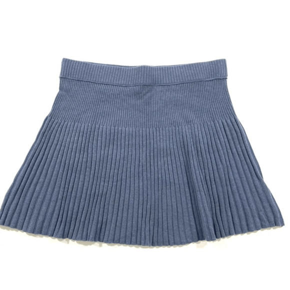 Aerie Take Charge Blue Sweater Skirt Medium New with tag - Picture 3 of 6